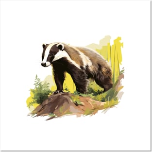 Badger Posters and Art